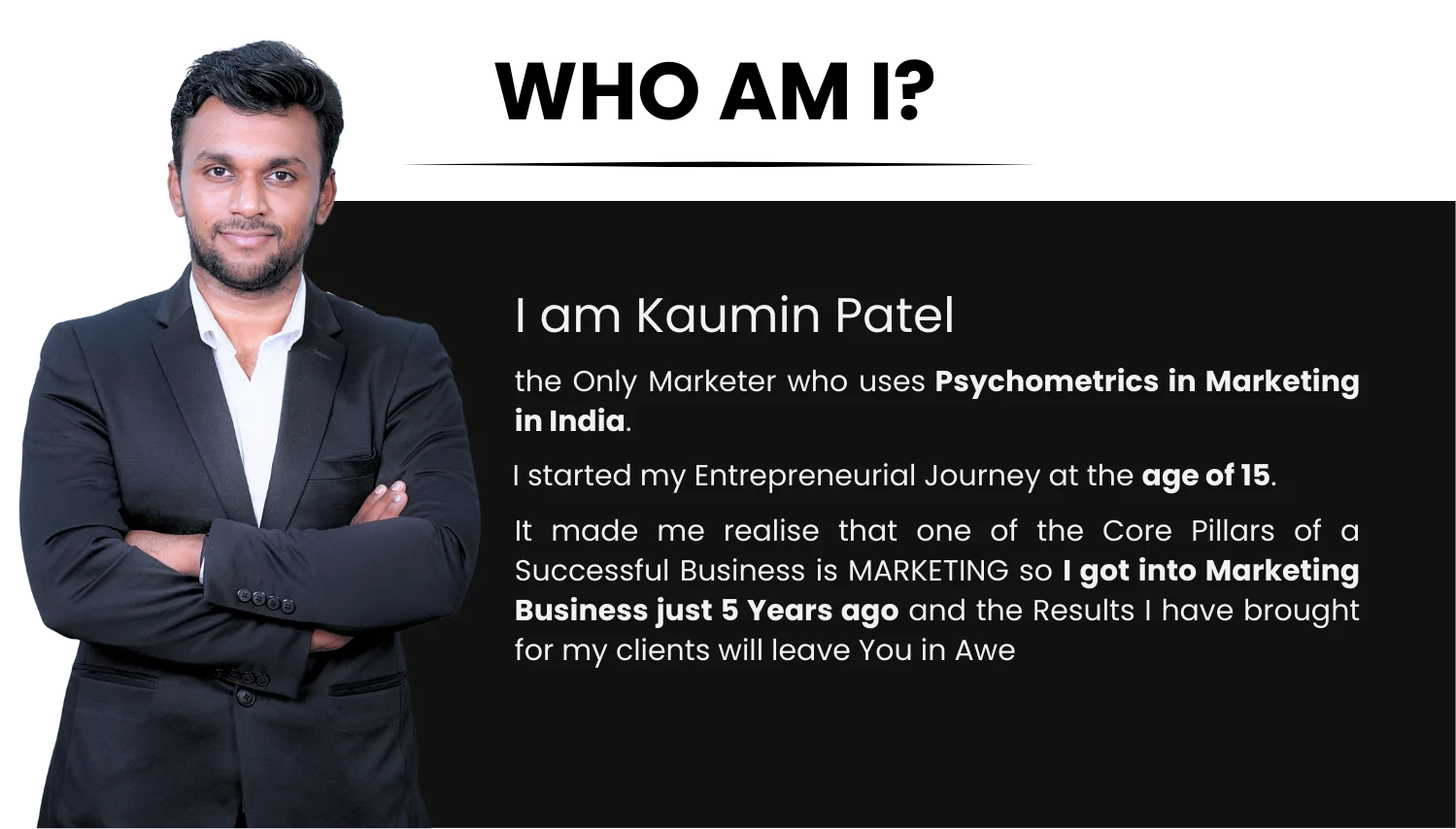 kaumin patel the only marketer who use psychometrics in marketing in india