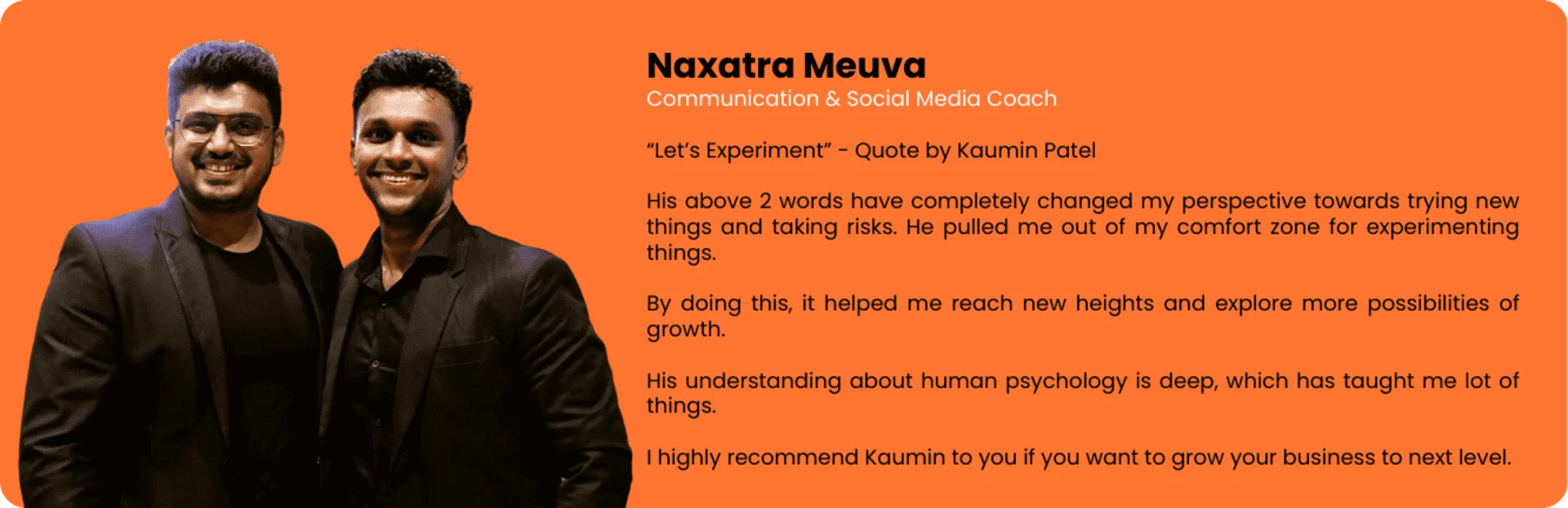 Review- how i helped Naxatra Meuva to grow his business online